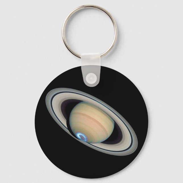 PLANET SATURN (solar system) ~ Keychain (Front)