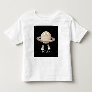 Planet Saturn & Stars Toddler T-shirt