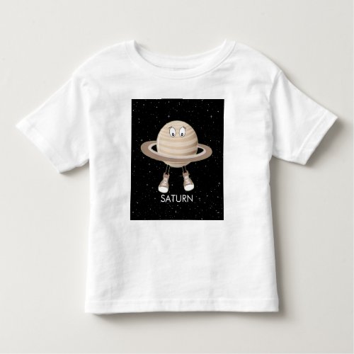 Planet Saturn  Stars Toddler T_shirt