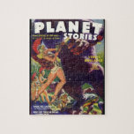 Planet Science Jigsaw Puzzle<br><div class="desc">Enjoy this awesome,  classic Pulp Fantasy/Science Fiction puzzle with images from the 1920s,  1930s,  1940s,  and 1950s!</div>
