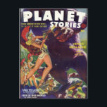 Planet Science Postcard<br><div class="desc">Send postcard greetings to friends on this awesome, classic Pulp Science Fiction image from the 1920s, 1930s, 1940s, and 1950s!</div>