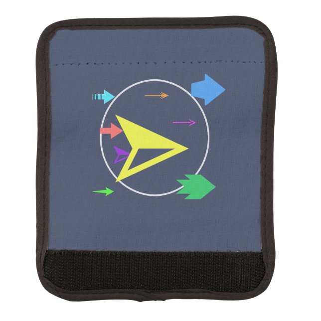 Planet space objects luggage handle wrap (Front)