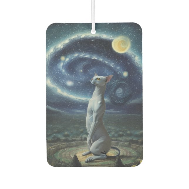 Planet Sphynx Air Freshener (Front)