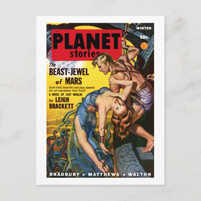 Planet Stories (Dec, 1948) Postcard (Front)