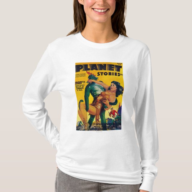 Planet Stories Magazine Cover 4 T-Shirt (Front)