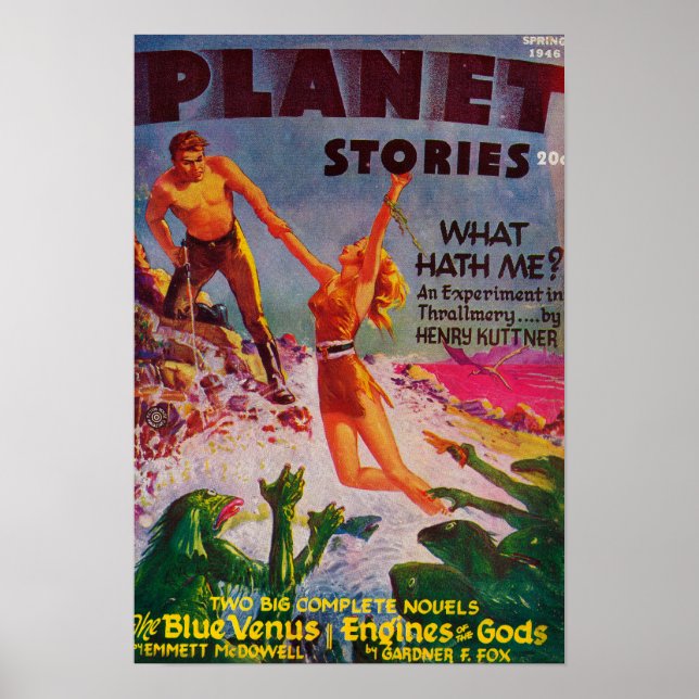 Planet Stories Magazine Cover 8 Poster (Front)