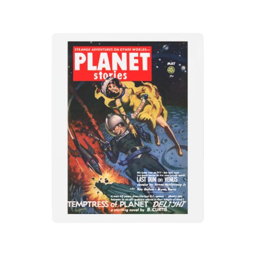 Planet Stories May 1953 Metal Print