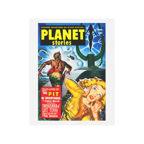 Planet Stories Nov 1951 Metal Print