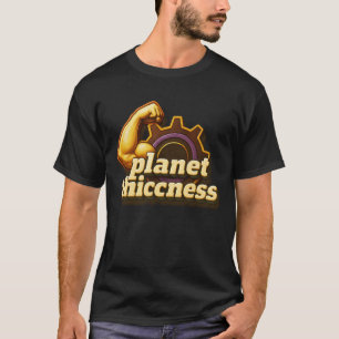 Planet Thiccness Gym Thickness Funny Joke Workout T-Shirt