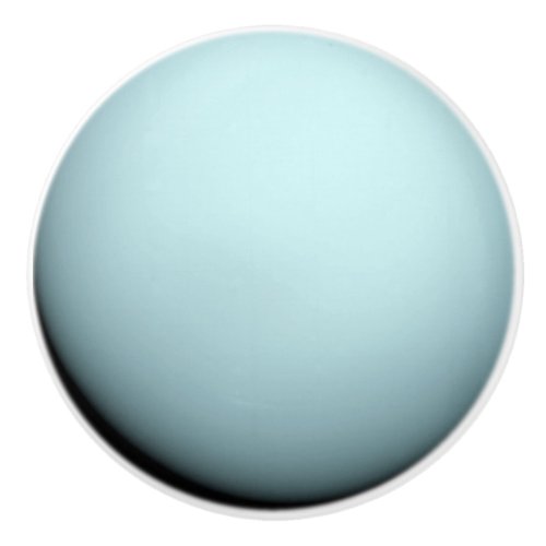 Planet Uranus Blue Solar System Aquarius Space Ceramic Knob