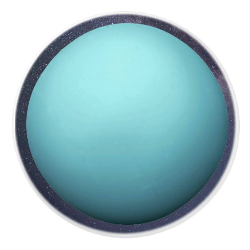 Planet Uranus Ceramic Knob