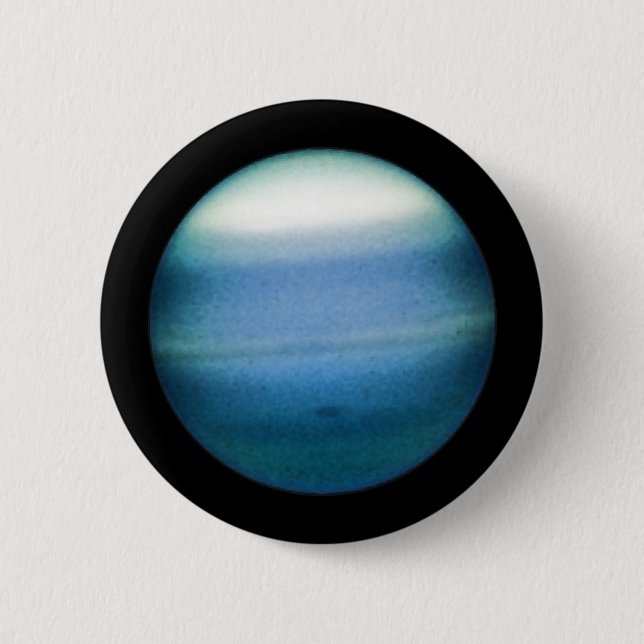 PLANET URANUS natural (solar system) ~ Pinback Button (Front)