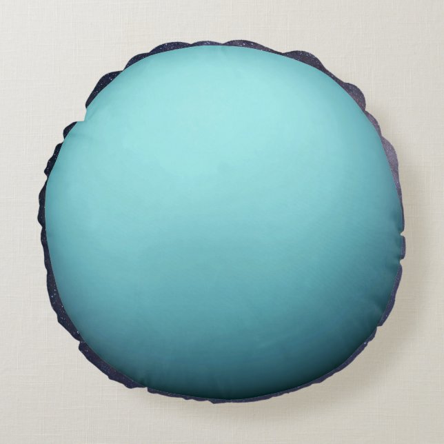Planet Uranus Round Pillow (Front)