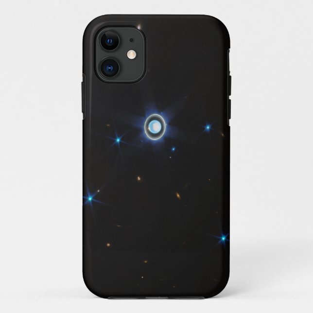 Planet Uranus with Rings and Moons JWST Image Case-Mate iPhone Case (Back)