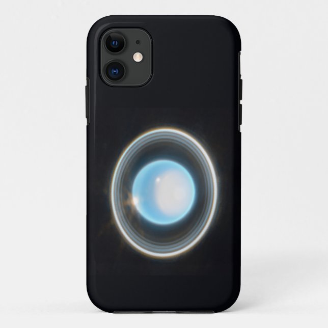 Planet Uranus with Rings JWST Image Case-Mate iPhone Case (Back)