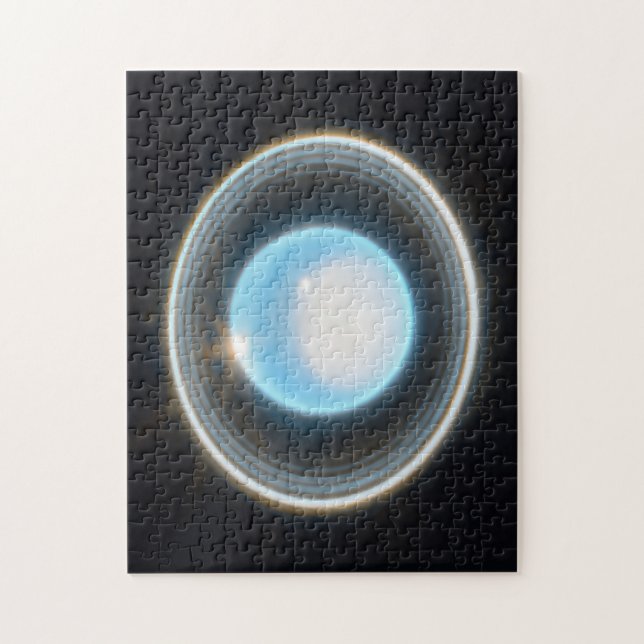 Planet Uranus with Rings JWST Image Jigsaw Puzzle (Vertical)
