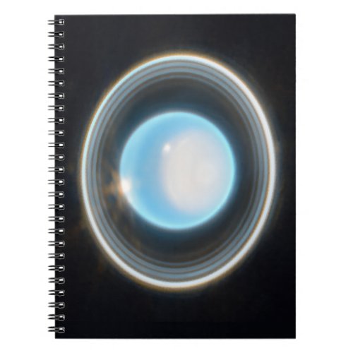 Planet Uranus with Rings JWST Image Notebook