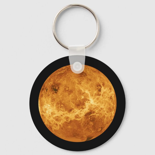 Planet Venus from Outer Space Keychain (Front)