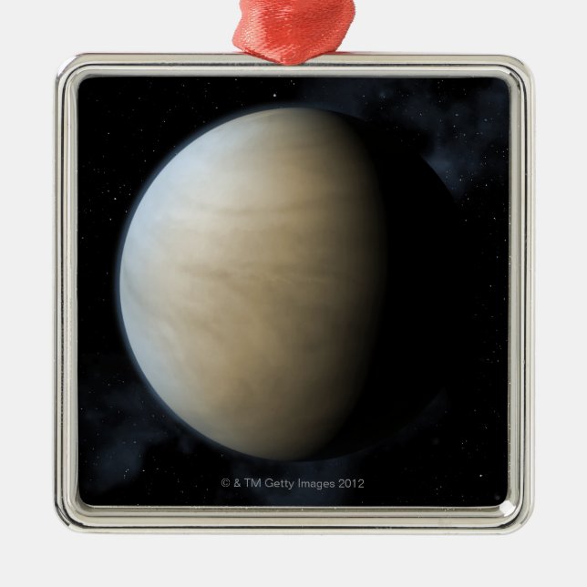 Planet Venus Metal Ornament (Front)