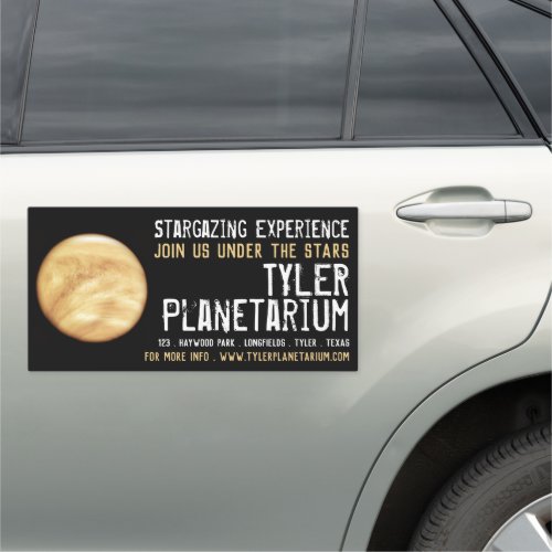 Planet Venus Planetarium Event Advertising Car Magnet