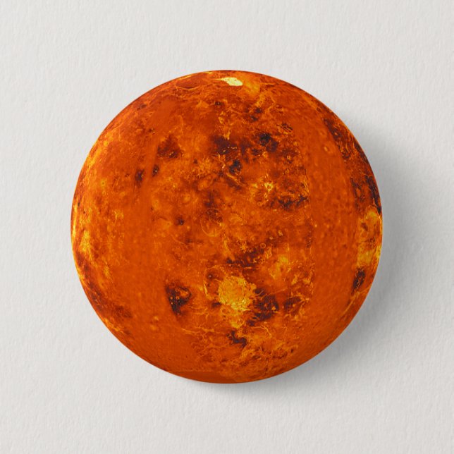 PLANET VENUS (solar system) ~ Button (Front)