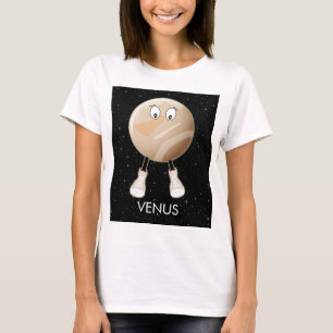 Planet Venus & Stars  T-Shirt