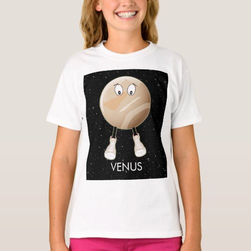 Planet Venus  Stars T_Shirt