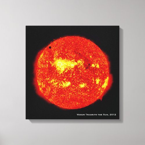 Planet Venus Transits the Sun Hi_Res Canvas Print