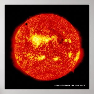 Planet Venus Transits the Sun, Hi-Res Poster