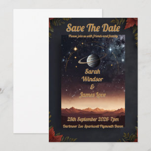 Planet Wedding Invitation