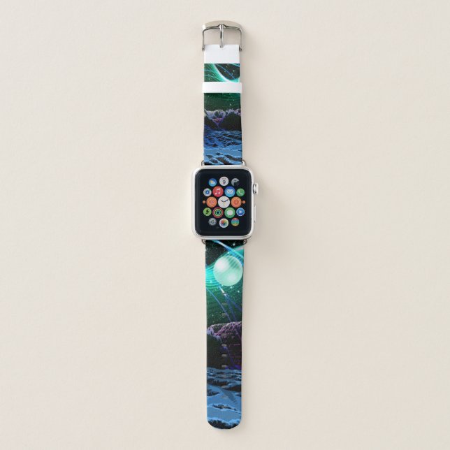 Planet Xynlorepline Apple Watch Band (Front)