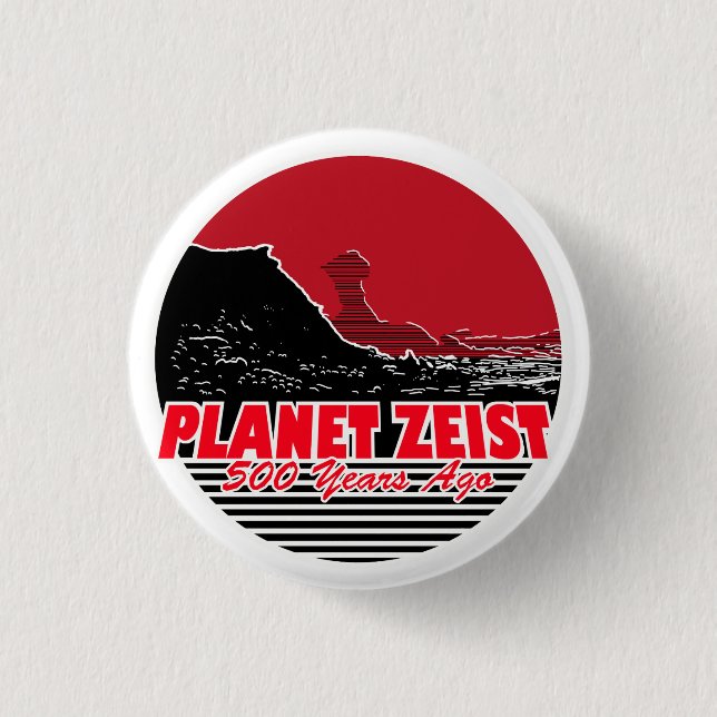 Planet Zeist 500 Years Ago pin (Front)