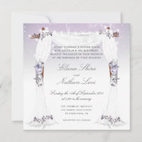 Planetarium Chuppah Wedding Invitation