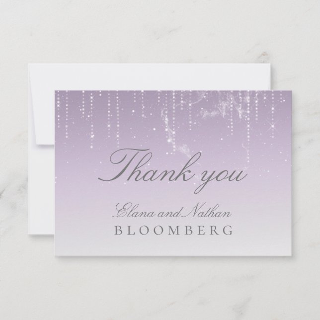 Planetarium Chuppah Wedding RSVP Card (Front)
