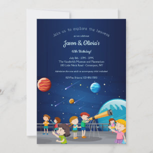 Planetarium invitation