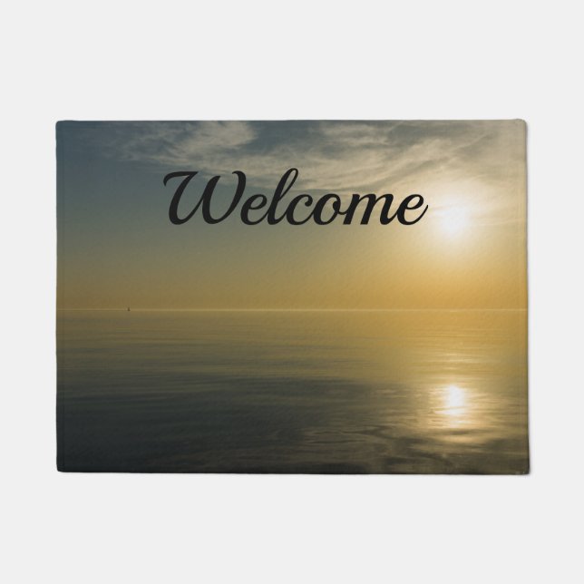 Planetarium Sunrise Welcome Doormat (Front)