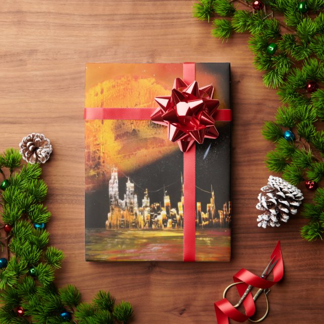 Planetary Dreamscape Wrapping Paper (Holiday Gift)