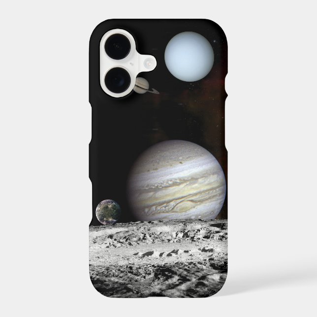 Planetary Montage Iphone Case (Back)