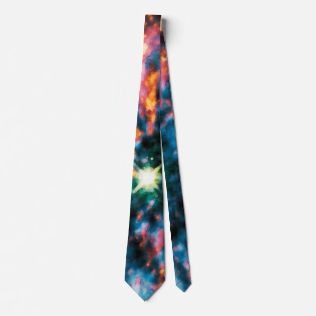 Planetary Nebula NGC 6751 Hubble Space Photo Neck Tie (Front)
