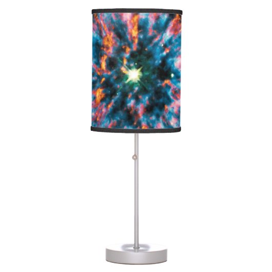 Planetary Nebula NGC 6751 Hubble Space Photo Table Lamp (Front)