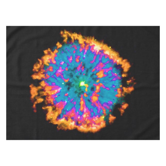 Planetary Nebula NGC 6751 Pop Art Psychedelic Tablecloth (Front (Horizontal))