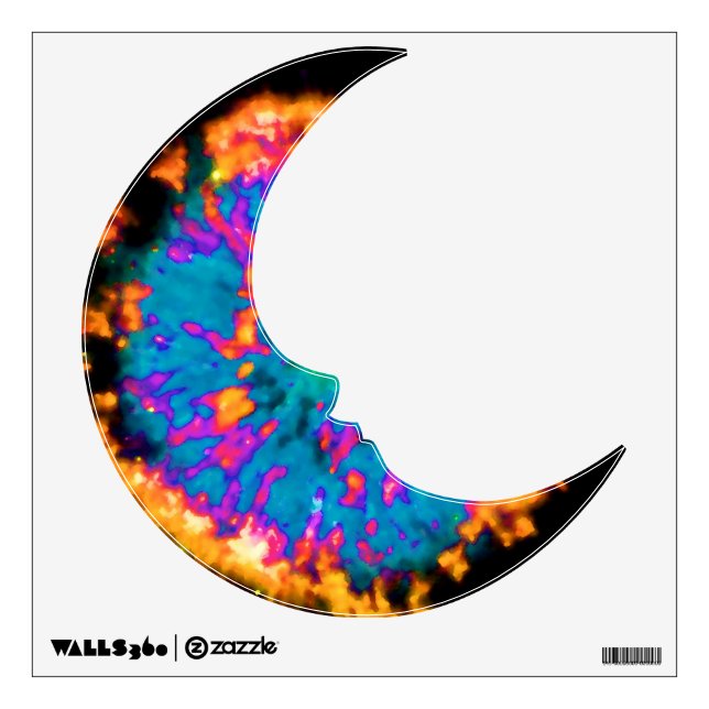 Planetary Nebula NGC 6751 Pop Art Psychedelic Wall Decal (Front)