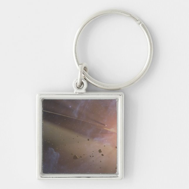 Planetary system Epsilon Eridani Keychain (Front)