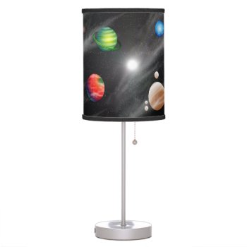 Planetary System Table Lamp by stellerangel at Zazzle