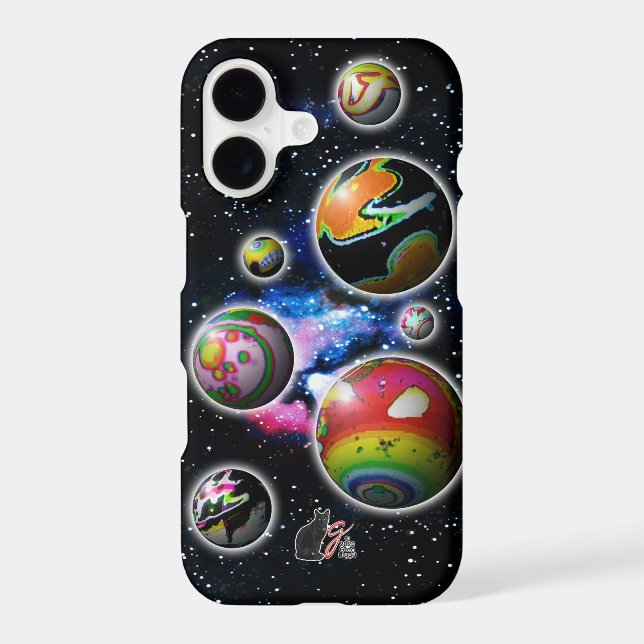 Planetoids Case-Mate iPhone Case (Back)