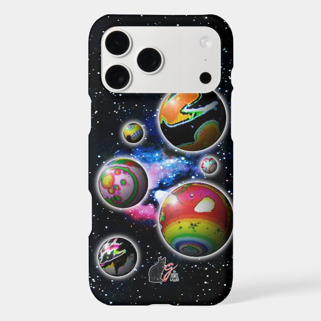 Planetoids Case-Mate iPhone Case (Back)