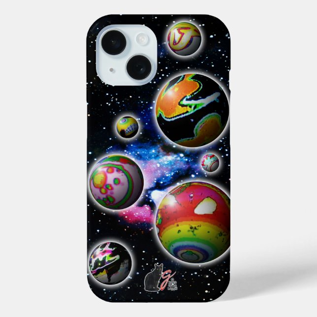 Planetoids Case-Mate iPhone Case (Back)