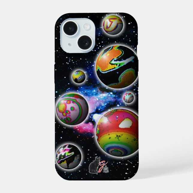 Planetoids Iphone Case (Back)