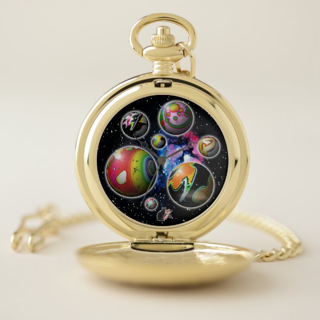 Planetoids Pocket Watch (Inside)