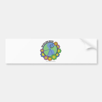 Planetpals-We Are One World Peace Love Earth Bumper Sticker